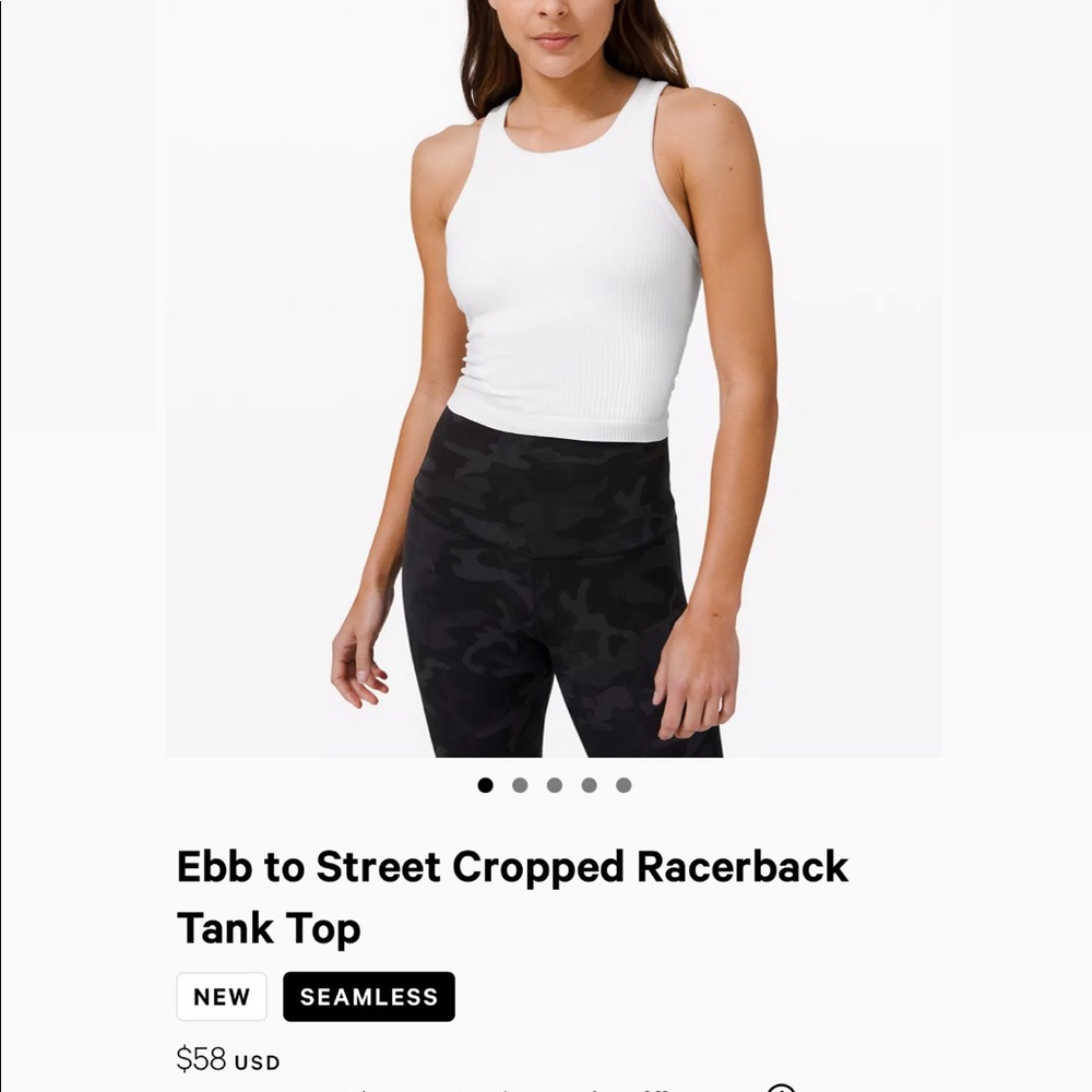 Ebb to Street Cropped Racerback Tank Top